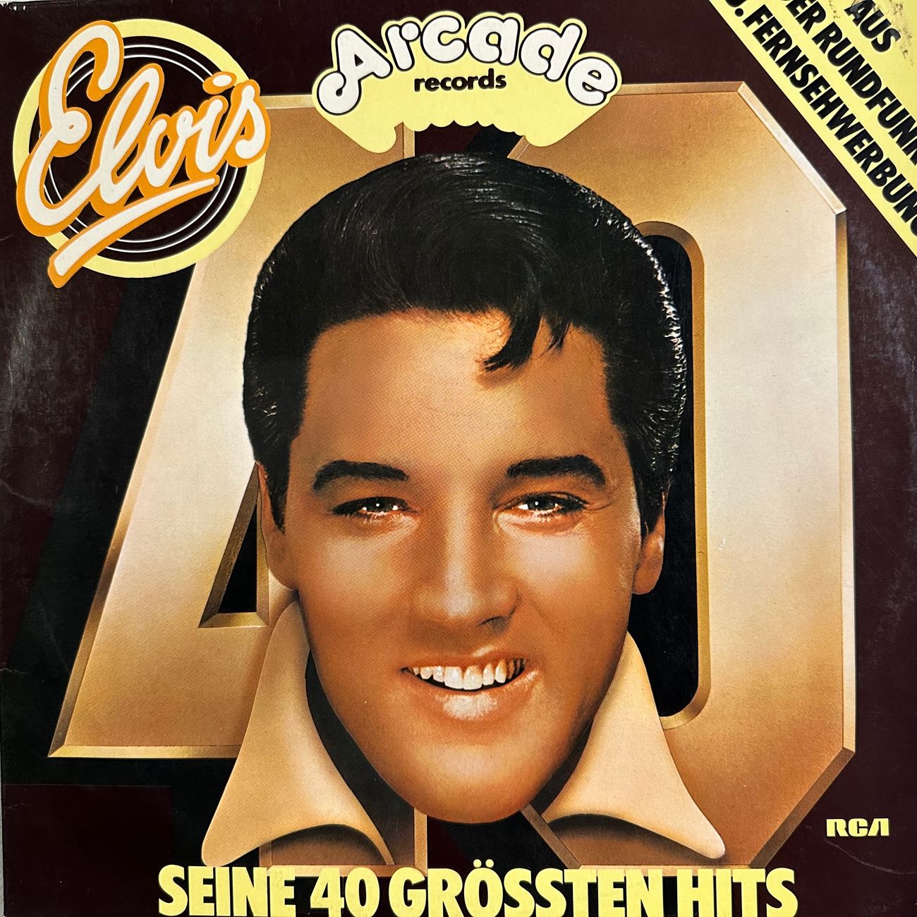ELVIS - SEINE 40 GRÖSSTEN HITS 7 Vinyl Records + 6 Posters Rock and Roll  