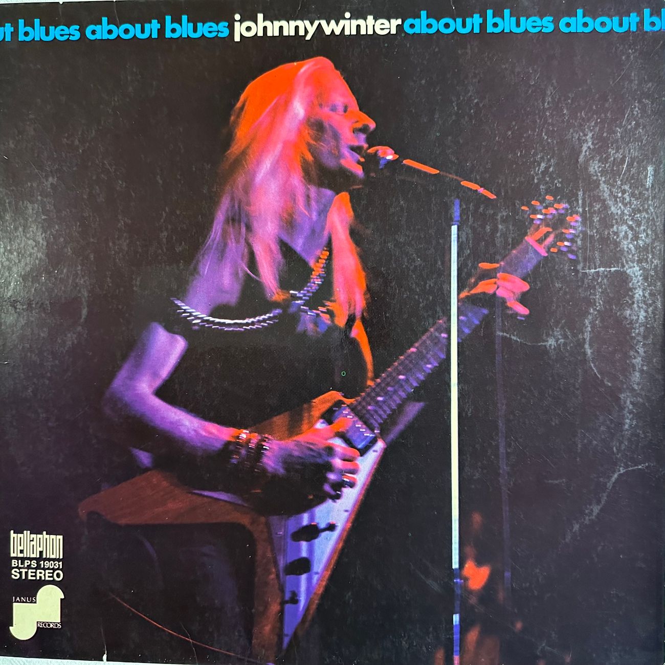JOHNNY WINTER ABOUT BLUES 1969 Rock and Roll  