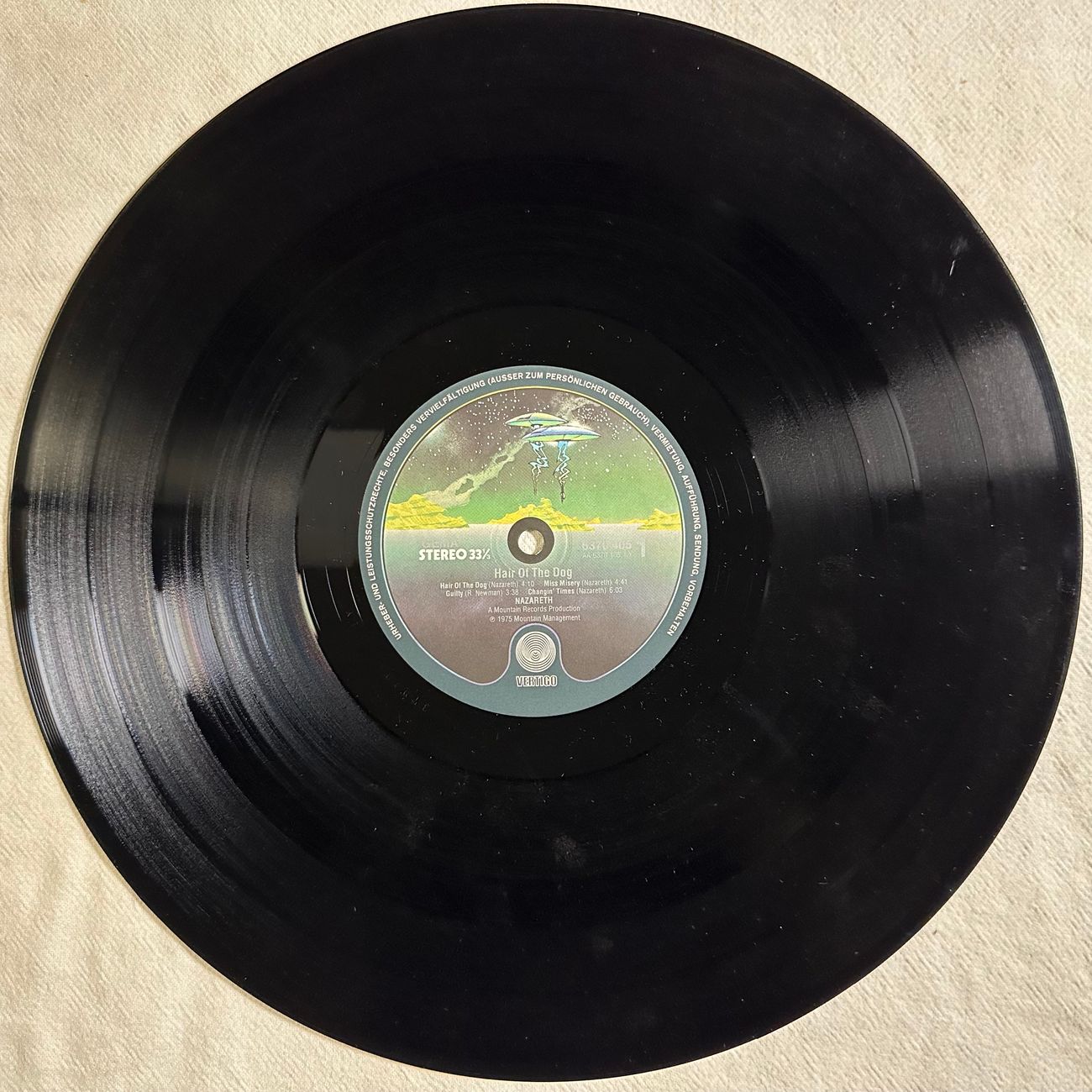 NAZARETH - HAIR OF THE DOG 1975 Hard Rock