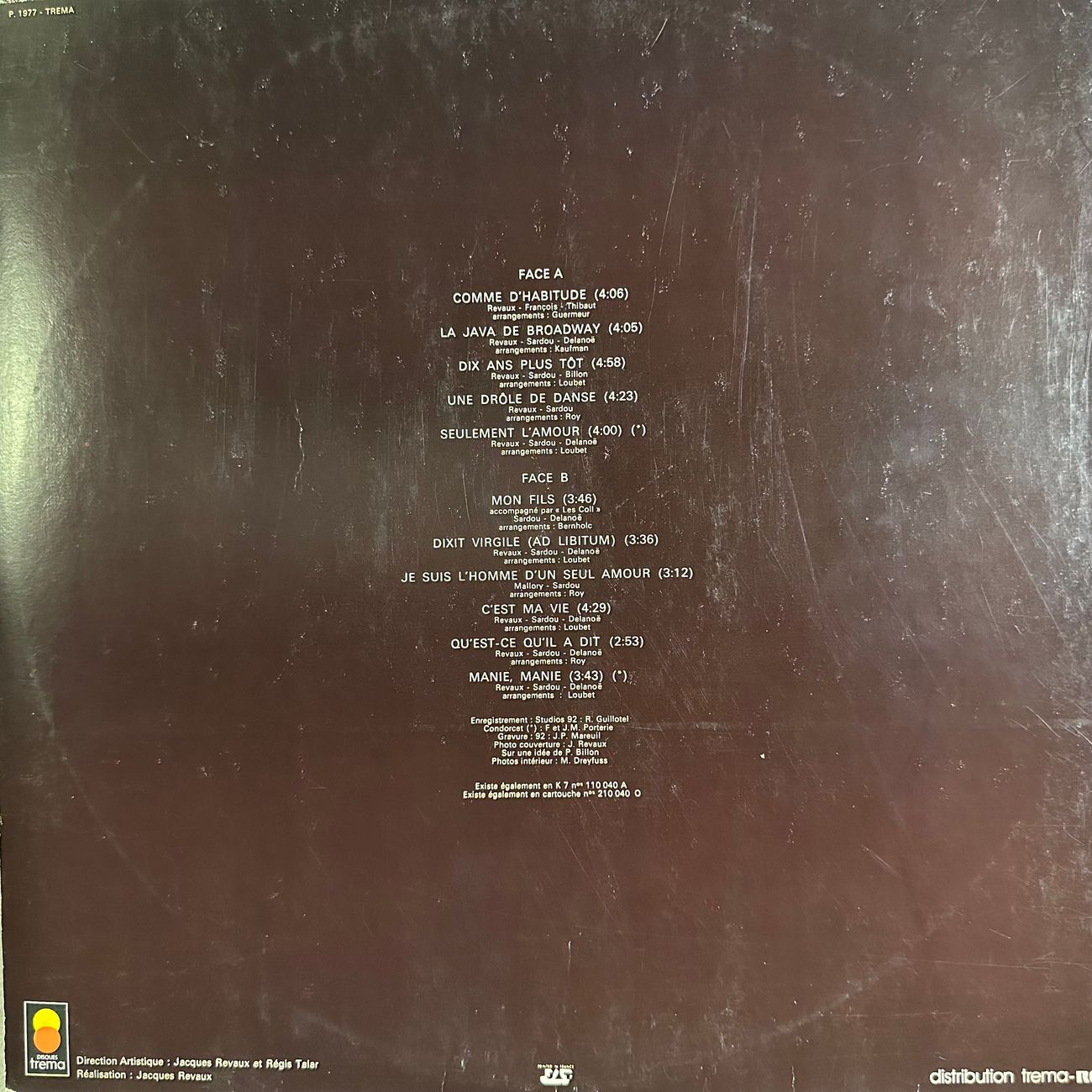 SARDOU 1977 Big Band