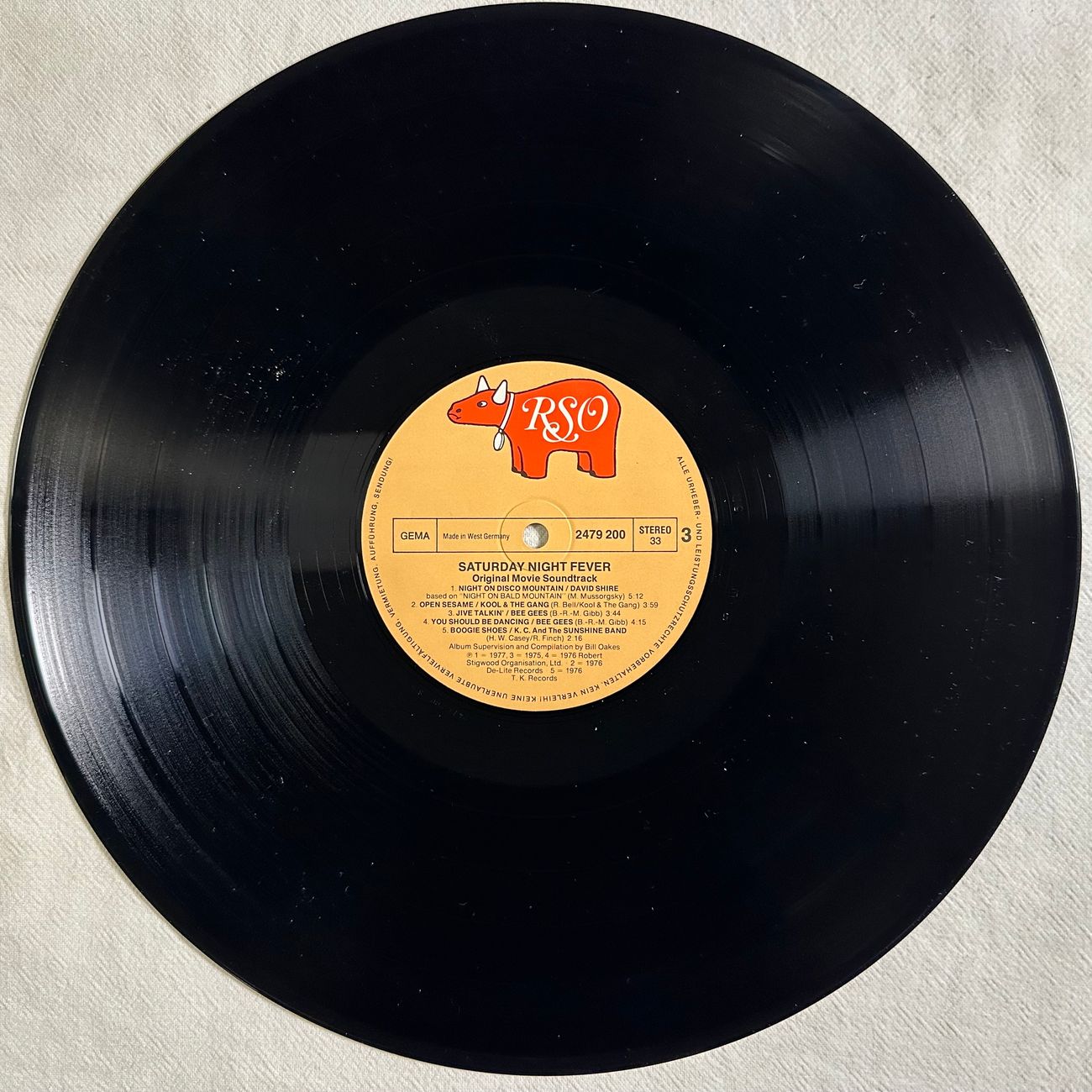 SATURDAY NIGHT FEVER 1977 Soundtrack  