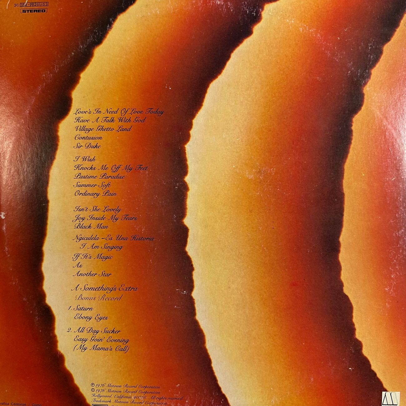 STEVIE WONDER - SONGS IN THE KEY OF LIFE 1976 Soul  