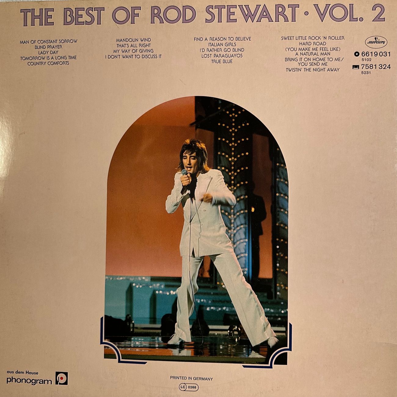 THE BEST OF ROD STEWART VOL  2 1977 Soft Rock  