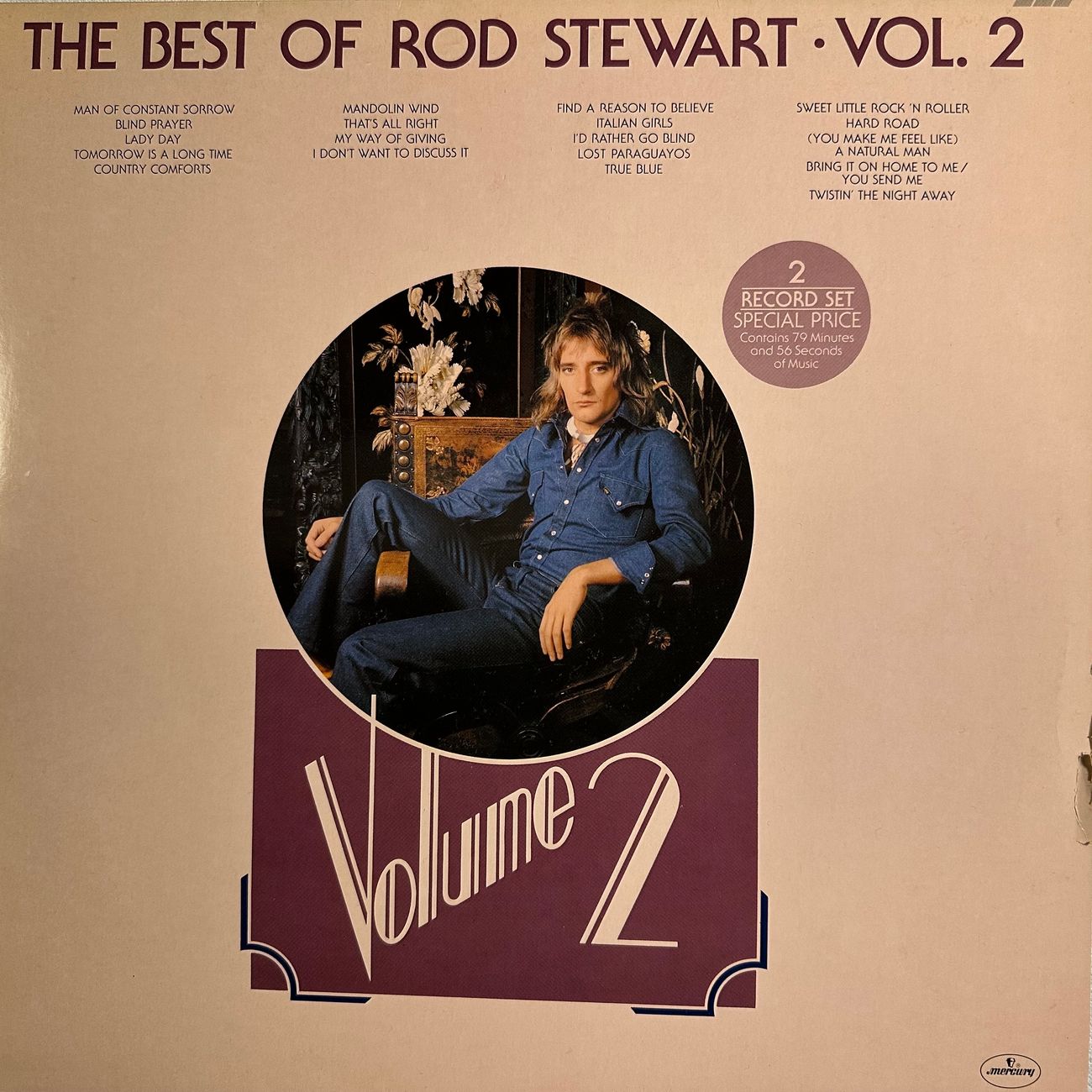 THE BEST OF ROD STEWART VOL  2 1977 Soft Rock  