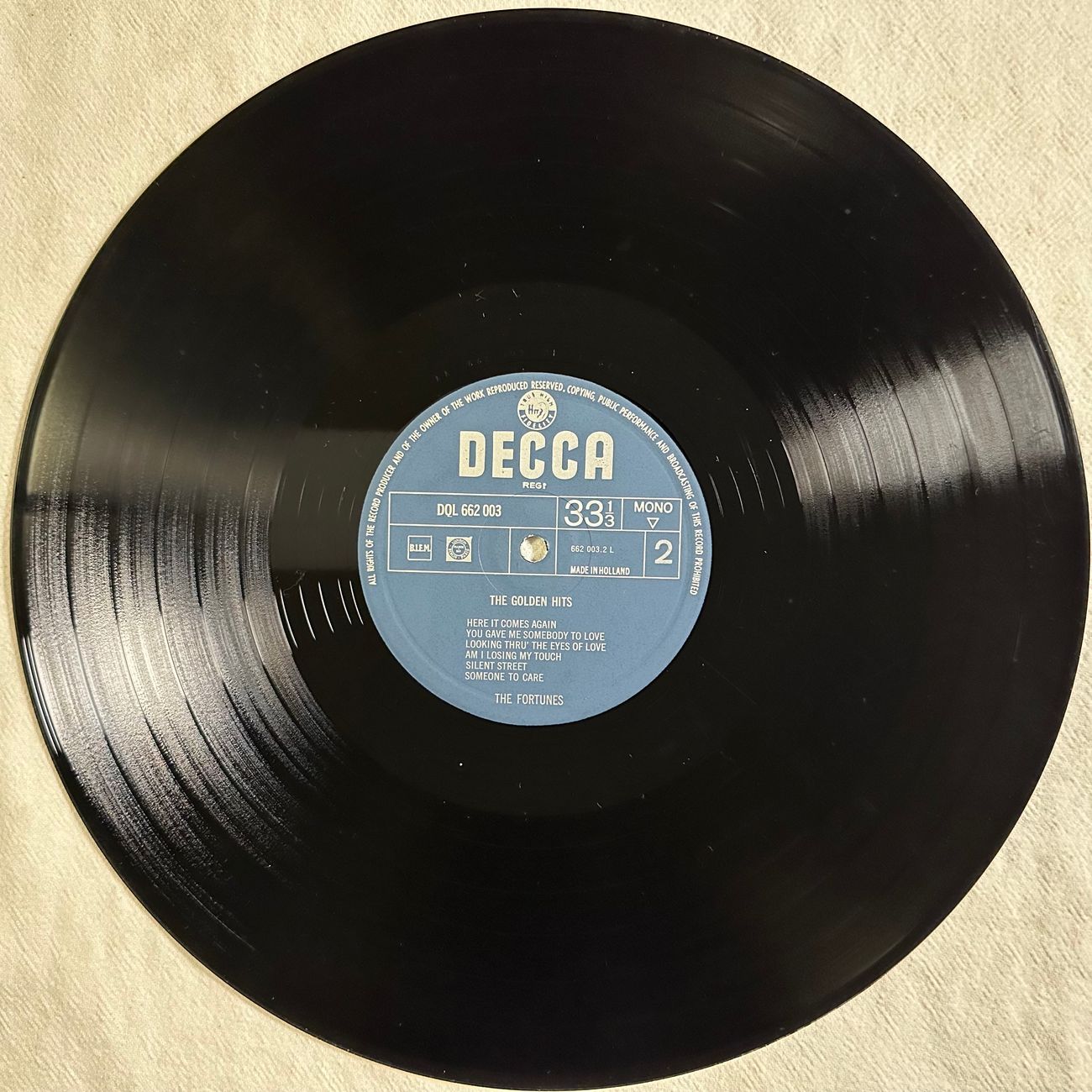 THE FORTUNES - THE GOLDEN HITS  Pop  