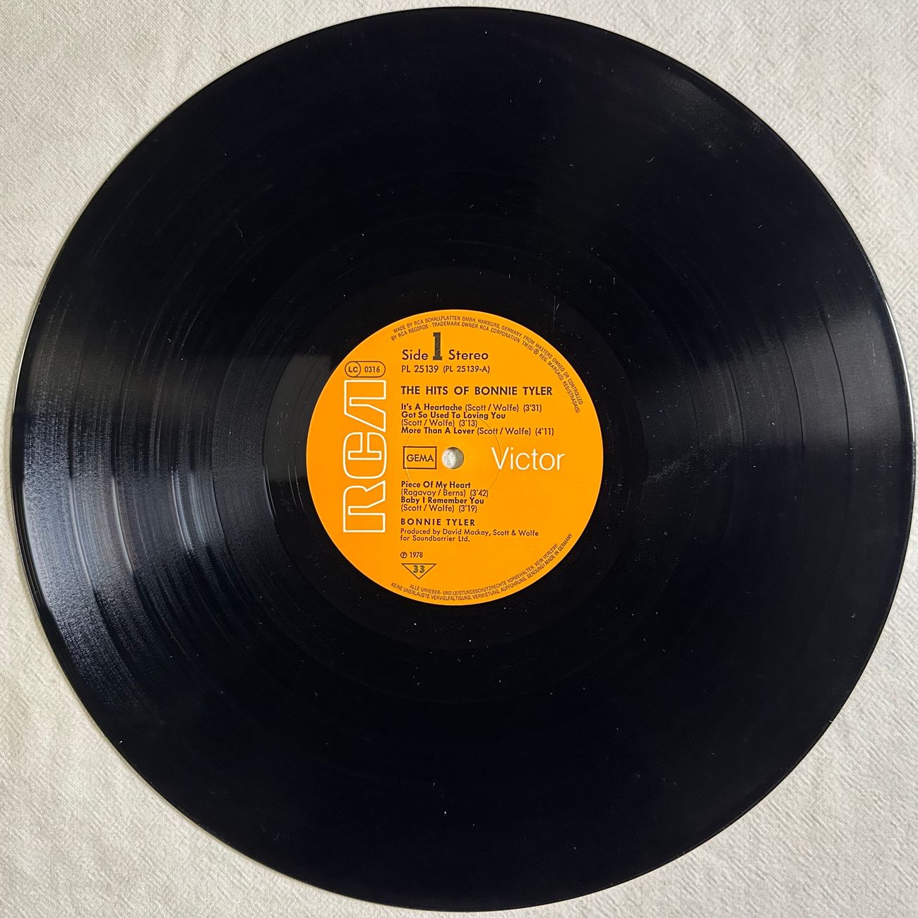 THE HITS OF BONNIE TYLER  Pop  