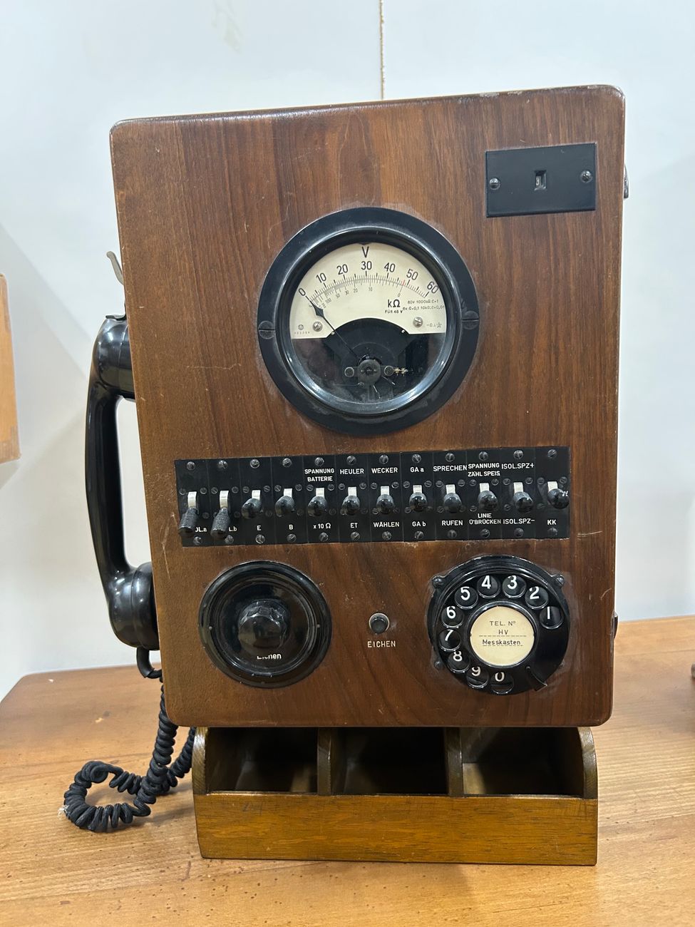 Telefon Prüfkasten mit Zubehör    